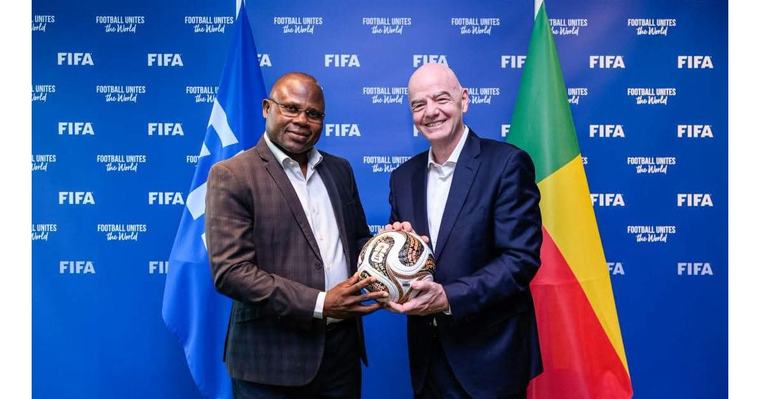 Bocovè échange avec Infantino sur l'avenir du football béninois